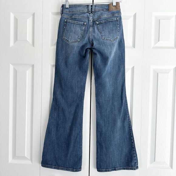 Aeropostale Jeans Size 2 Blue Denim Low Rise Flare 90's Y2K Hipster - Picture 3 of 10
